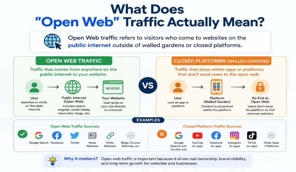 What Does "Open Web" Traffic Actually Mean?